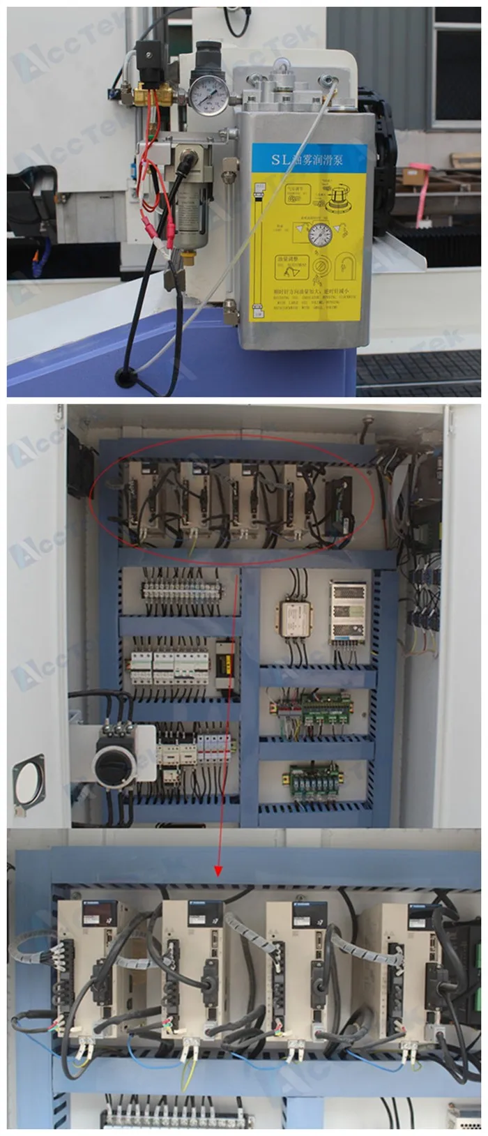 Factory direct sale good 1325 cnc router 4 axis woodworking engraving machine