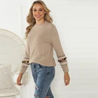 2019 Top Sates Autumn And Winter Women Pullover Crew Neck Turkey Sweater With Five Colors