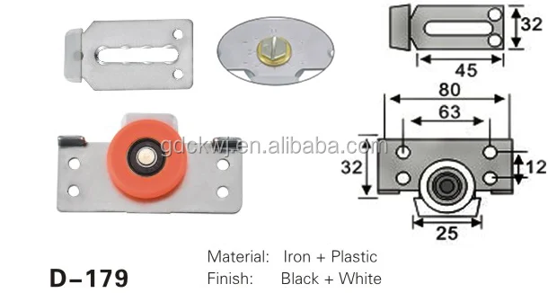 aluminium sliding door rollers plastic cabinet track roller heavy duty sliding door roller