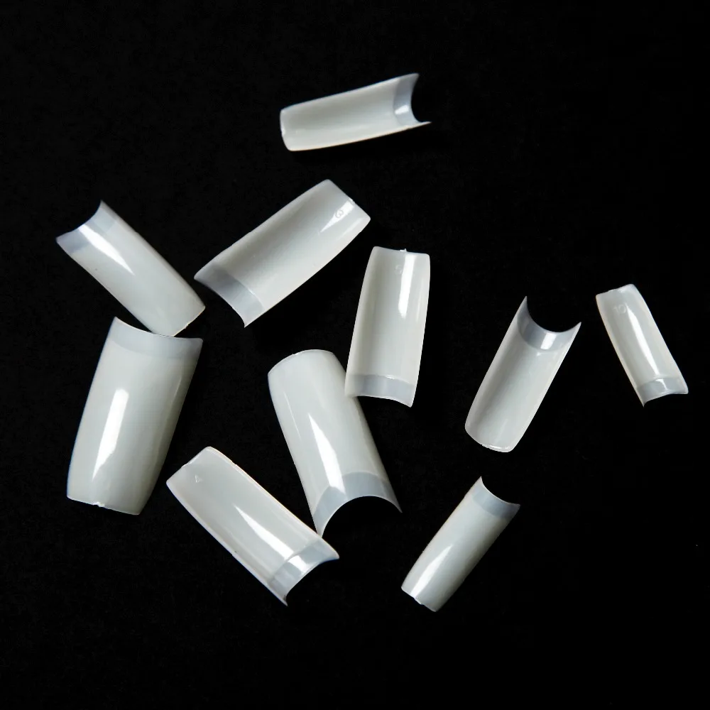 Wholesale-500-Pcs-Clear-False-Nails-French-Style-Nep-Nagels-Met-Lijm-Acrylic-UV-Gel-Nail (2)