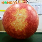 Hot sale Giant Inflatable Planets For Decoration, Sun, Mars, Saturn Solar System Nine Planets Balloon