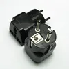Universal AU UK US 2 prong/3 pin to EU AC Power Socket Plug Travel Charger Adapter Converter
