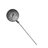 WSS383 every angle bimetal thermometer 4 inch dial size 12 inch length
