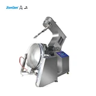Hot sale semi-automatic soup cooking jacketed kettle with agitator