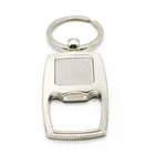 Keyring Sublimation Key Chain Custom Metal Car Keychain Bottle Opener