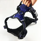 Custom High Quality Freedom No Pull Pet Vest Harness Front Clip Heavy Duty Nylon Oxford Reflective Dog Harness for Large Small