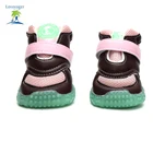 Lovoyager 2017 new pet products Christmas gift PU dog shoes reflective rubber sole dog boots for large dogs