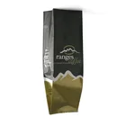 Eco-friendly Material 12oz coffee bag with valve and ziplock