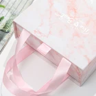 Hot Sales Pink Marble Pattern Custom Size/ Logo/ Printing Customized Paper Packaging Box Beacutiful Gift Box