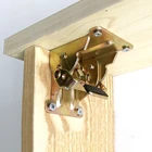 Custom 90 degree adjustable carbon steel folding furniture locking table leg hinge