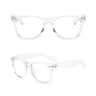 Fashion Retro Gift Computer Eye Protection Clear 100% Anti Blue Light Blocking Glasses