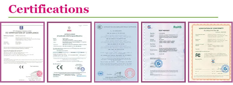 Certifications