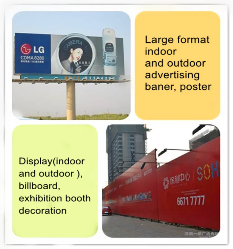 Outdoor Advertisement Printing Material PVCFrontlit Flex Banner Roll