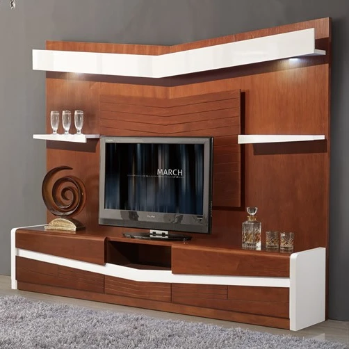 Modern Tv Wall Unit Furniture Luxury Tv Cabinet With Lcd Tv Showcase For Hall Buy Luxury Tv Cabinet Tv Wall Units Wall Tv Cabinet Design Product On