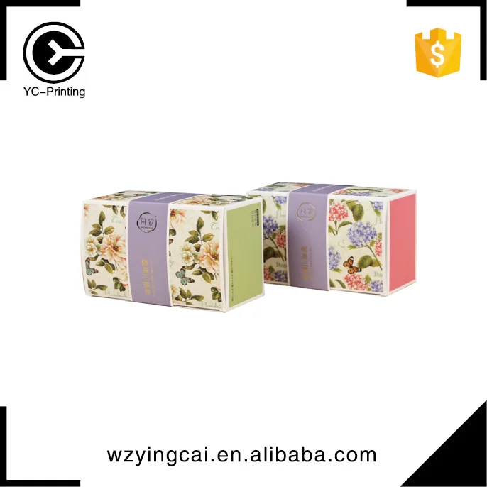 lovely wedding gift colorful creative flower custom chinese tea