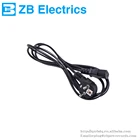 VDE 250V European electric extension power cord with IEC plug