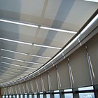 Indoor electric sunshade ceiling curtain electric shade