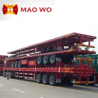 Maowo Brand 40ft Flatbed Semi Trailer