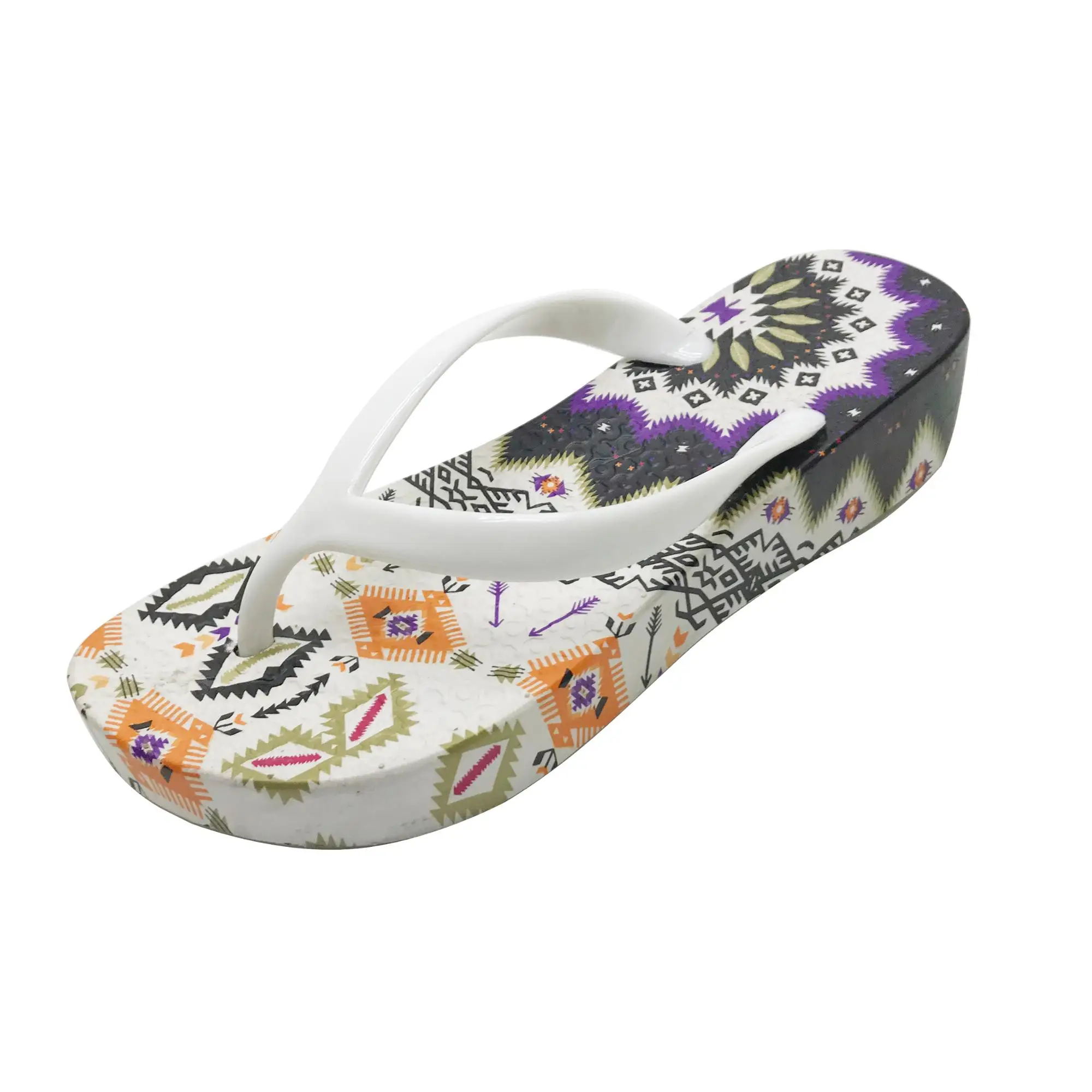 oem brand pvc flip flop platform shoes