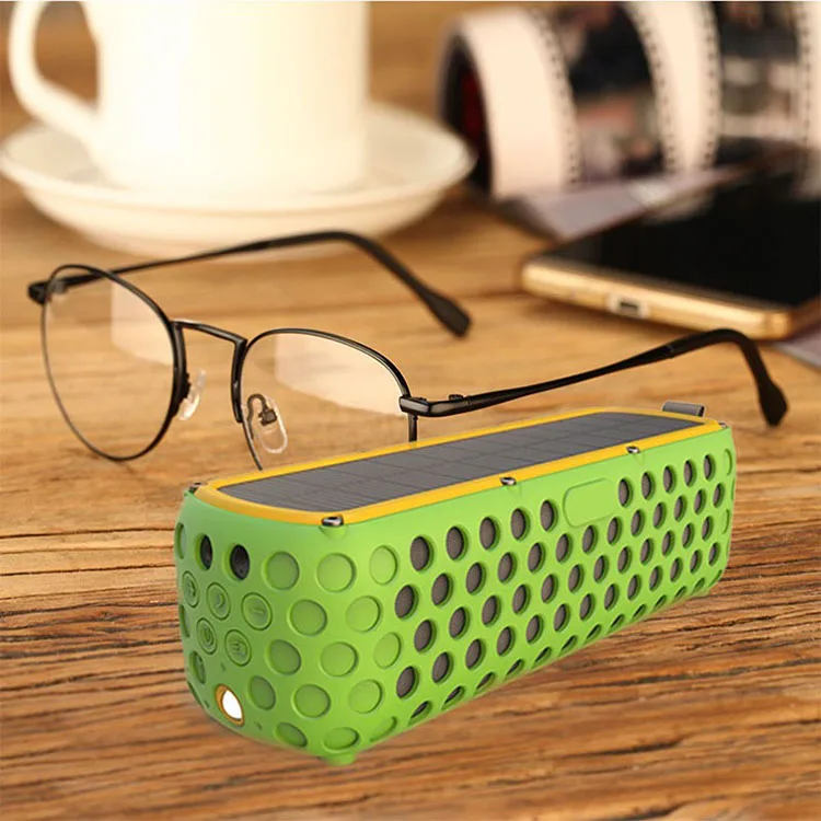 2019 New Solar outdoors portable wireless speaker IPX5 waterproof - ANKUX.COM