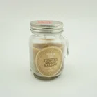 Manson Jar Candles Scented with Aluminium Cover Private Label