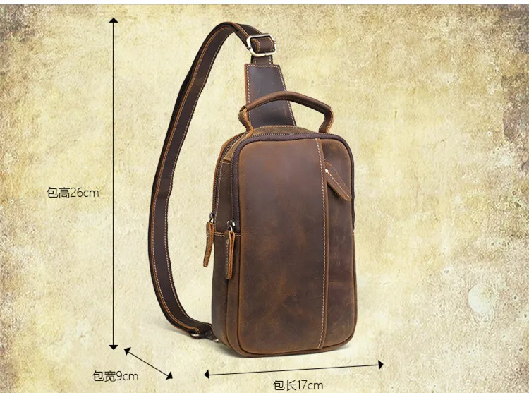 genuine leather chest bag (2)
