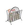 Black Wire Magazine Rack Wire Basket for Home Decoration
