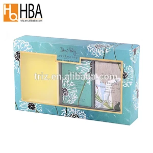 skin gift set milled solid cheap bath soap with ceramic dish