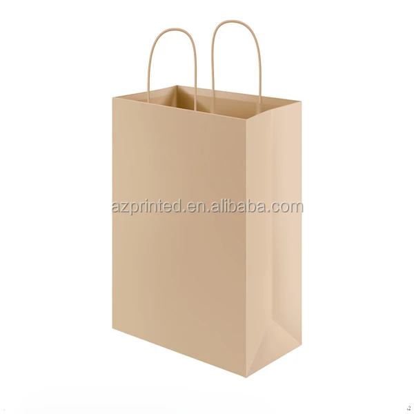 kraft paper packaging bag for clothing