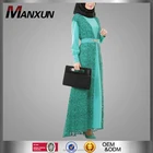 Nice Lace Desings Islamic Clothing Muslim Women Dresses Apparel Arabic Names for Girls Photo