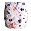 Adjustable Cotton Cloth Nappies printed Cloth Diapers Newborn Baby Cloth