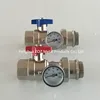 Floor Heating Manifold Ball Valve with Thermometer
