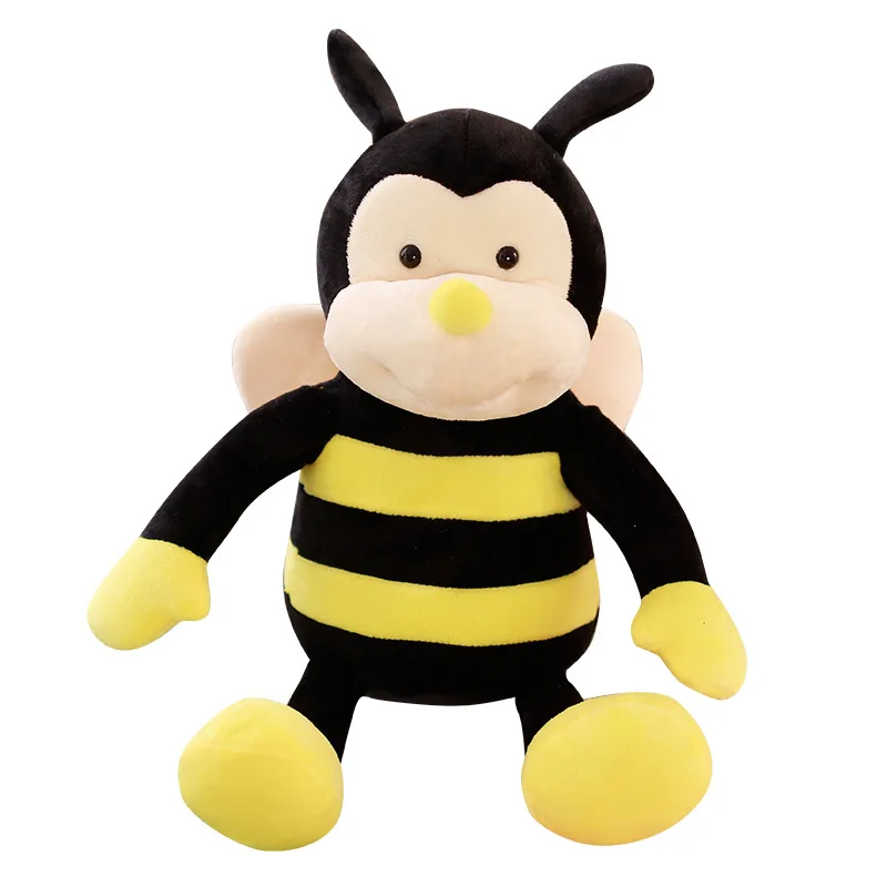 Großhandel lieferant Kunden Weichem Plüsch spielzeug Bumble Bee Lebensechte Entzückende bee Plushstuffed spielzeug tiere haustiere plüsch spielzeug