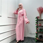 Hot Sale Middle Eastern Handmade Beaded Cardigan Robes Abaya Fashion Clothing For Women