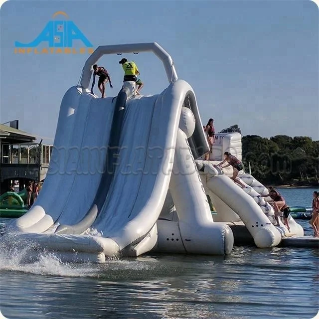 inflatable floating water slide