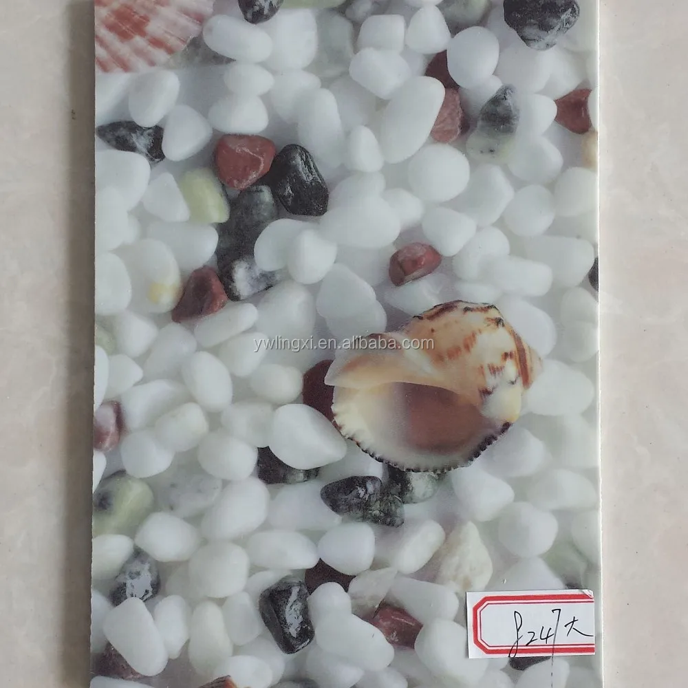 義烏lingxi 1220 × 2400 pvc大理石シート内装壁の装飾タイル問屋・仕入れ・卸・卸売り