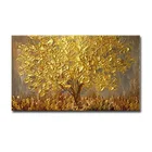MYT Modern Hand Painted Abstract Textured Canvas Art Bright Color Oil Paintings