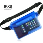 Summer Gift PVC Zipper Pouch Waist Waterproof Bag for iPhone Wallet