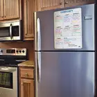 Premium Magnetic Dry Erase weekly planner whiteboard for refrigerator includes markers