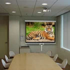 Home Office School portable projection screen projector screen pull down 119