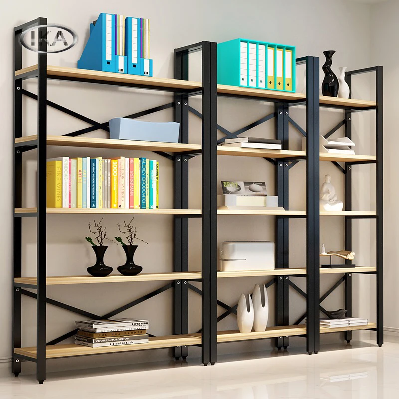 Mdf Board And Stainless Steel Frame Bookshelf Bookcase Buy