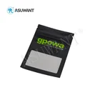 custom printed three side sealed plastic bag magic smoke spice bag with small window