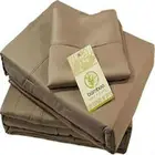 Solid color bamboo bed sheet set/bedding sets