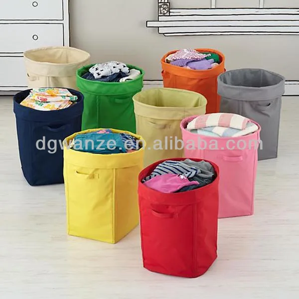 hotel polyester laundry hamper/laundry basket