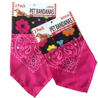 Fashion Big Triangle Custom Print Logo Dog Bandana for dogs large small media pet bandana for pet