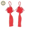 YWSA034 RDT Promotion Christmas the Spring Festival Wedding Party Giveaway Gifts Red Chinese Knot with Thread Tassels