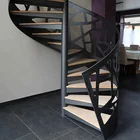 interior round stairs for small spaces open riser design