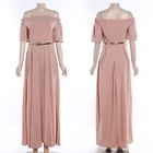 2018 Muslim plus size wholesale price long sleeve woman maxi dress