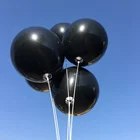 100 Premium Quality Balloons 12 inches Black and Red latex balloons birthday party decoration and events