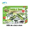 Amazon Hot Selling Dinosaur Race Tracks Track Toy Plastic Track Toy Car Sets for Kids